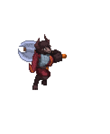 Minotaur attacking